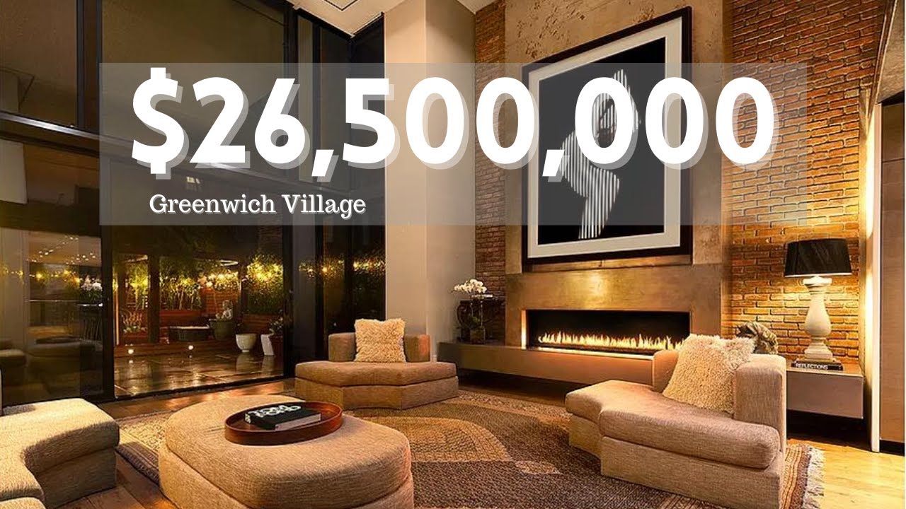 Inside a $26.5M Greenwich Village, NYC Townhouse | 6 Beds, 8 Baths, Private Spa, & Glass Elevator