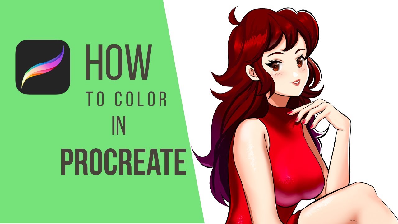 How To Color and Shade In PROCREATE |Beginner friendly | iPad Pro 12.9