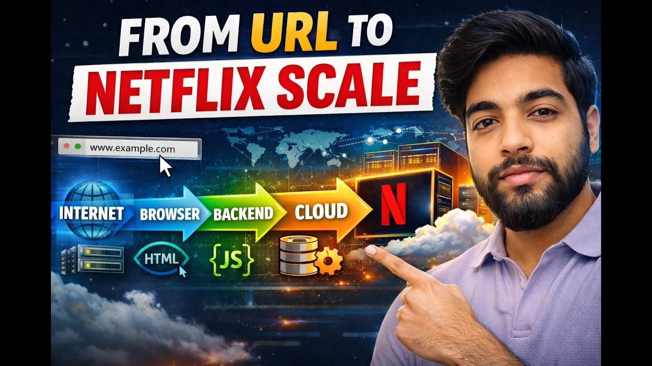 Full Web Systems Architecture Explained | Internet to Large-Scale Applications