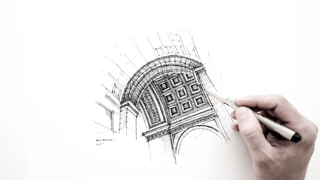 Travel Notes, Paris [13/50] - My first ceiling - Arc de Triomphe.