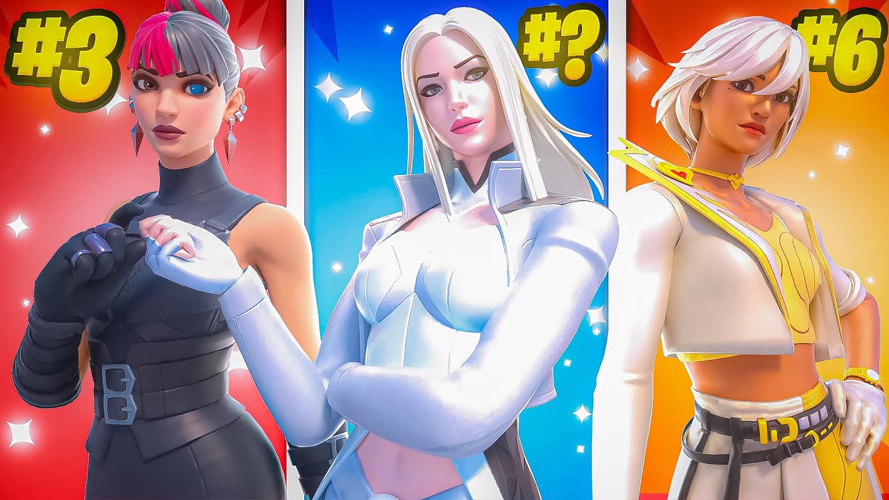 Les 30 SKINS les PLUS TRYHARD des PASSE DE COMBAT sur Fortnite !