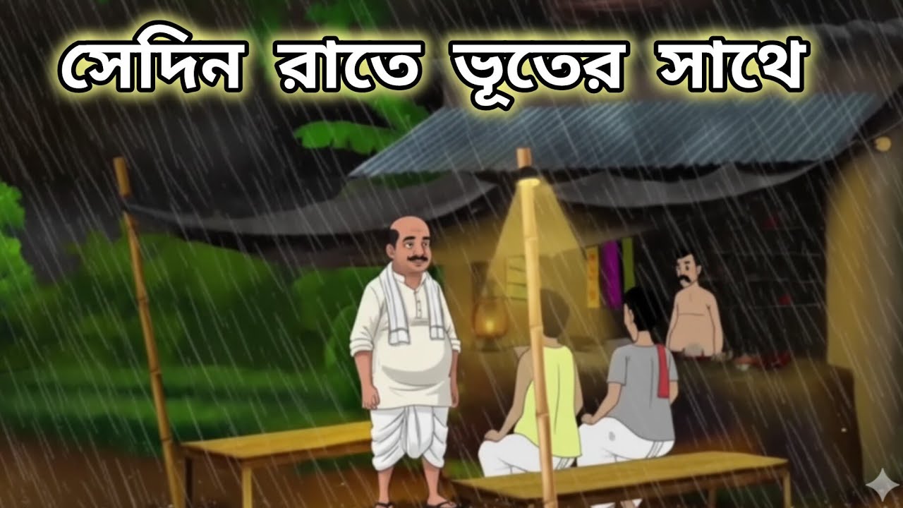 সেদিন রাতে ভূতের সাথে । Bangla vuter golpo | Bangla Horror story | Bangla Cartoon 