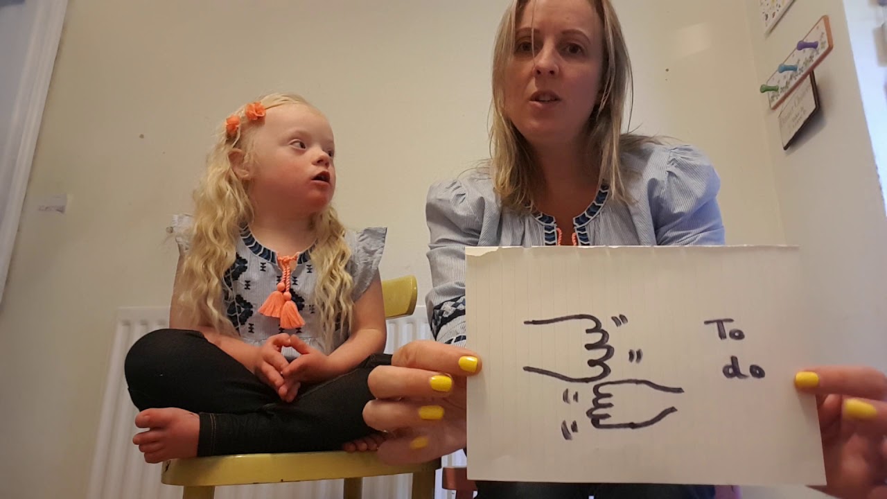 Makaton for 'to do'