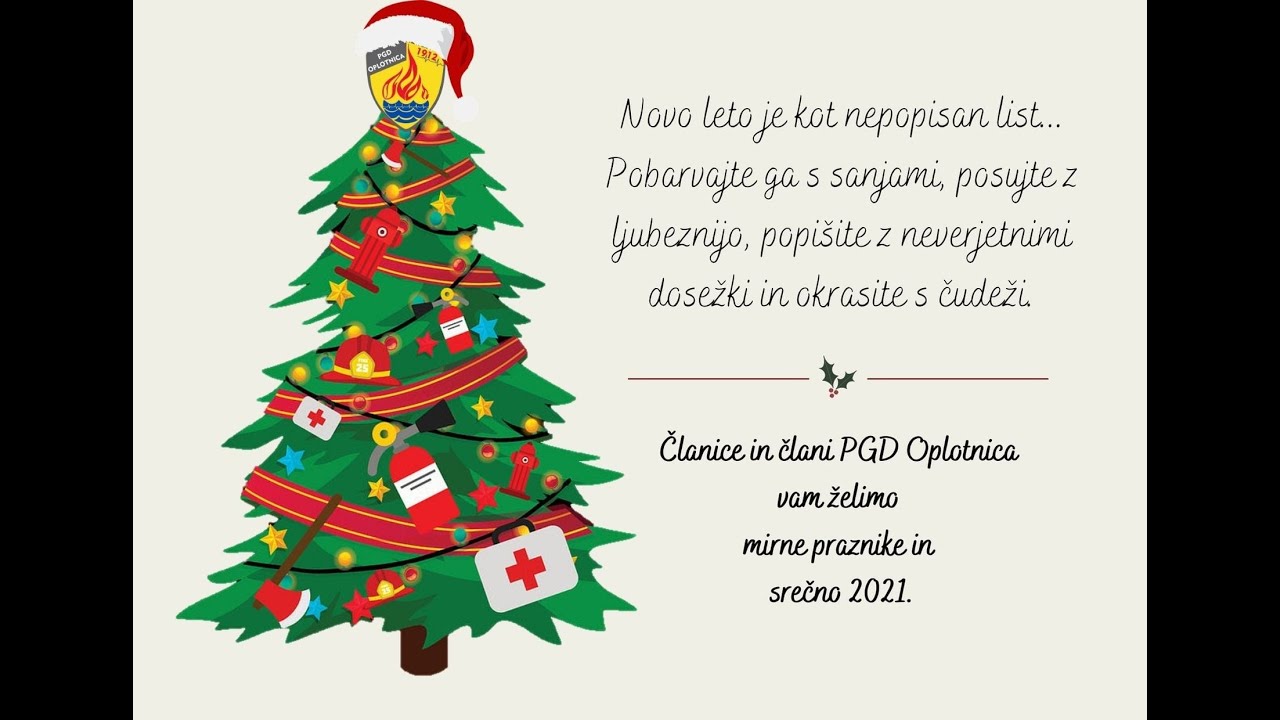 PGD Oplotnica: Vse dobro v prihajajočem letu 2021! 03.2020