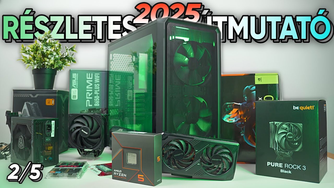 Így Szerelj Össze egy GAMER Számítógépet PROFI MÓDON 2025-ben