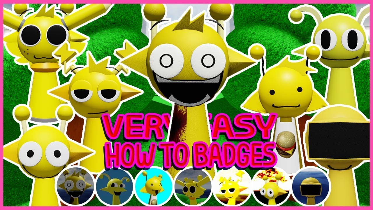 Roblox - Update - How to get 7 Badges in 3D Sprunki Roleplay {SIMON UPDATE}