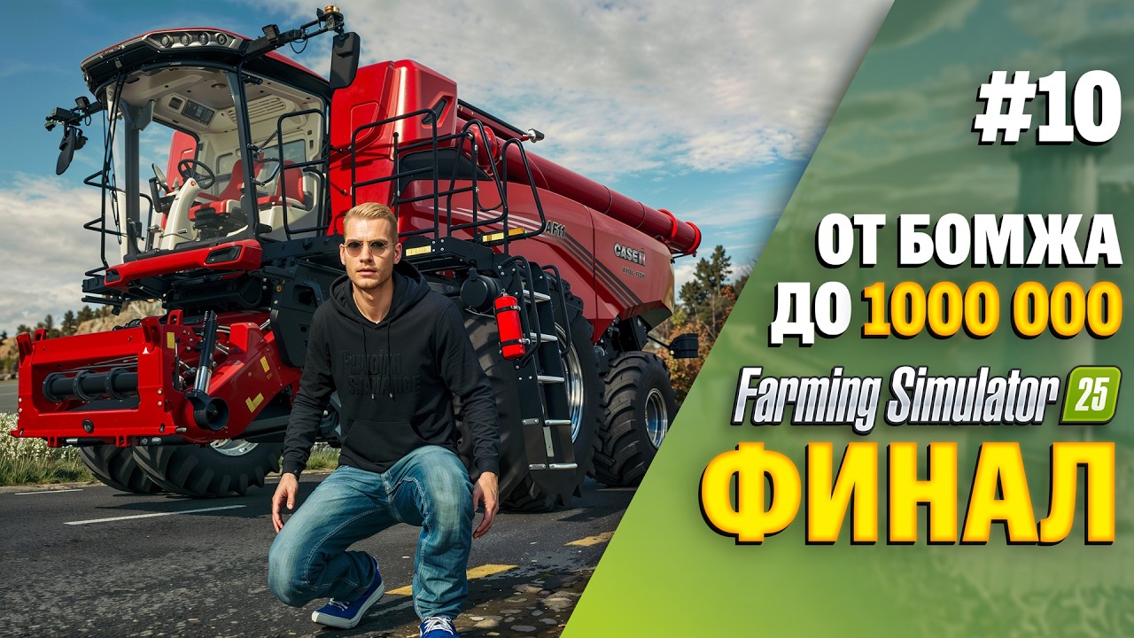 От бомжа до Миллиона ФИНАЛ Farming Simulator 25 EP 10