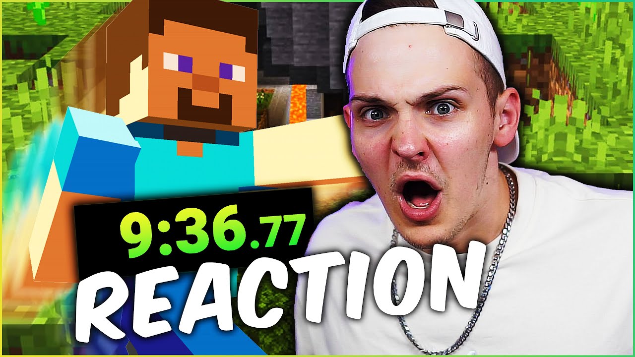 Er spielt Minecraft in UNTER 10 Minuten durch!! - Huebi reagiert