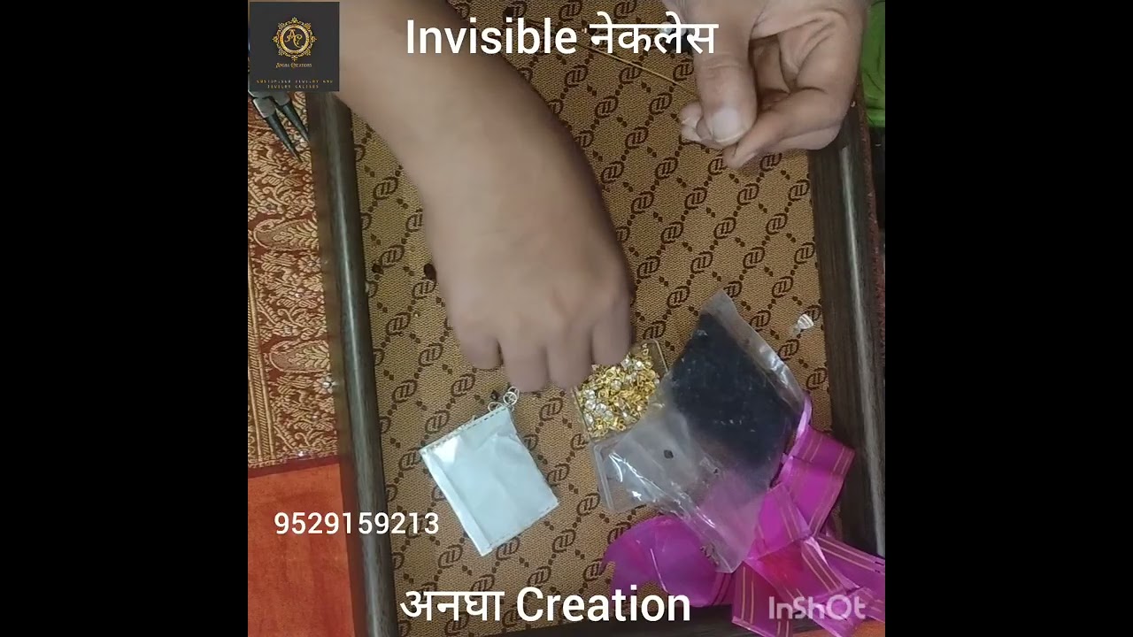 Invisible necklace #hand made jewellery