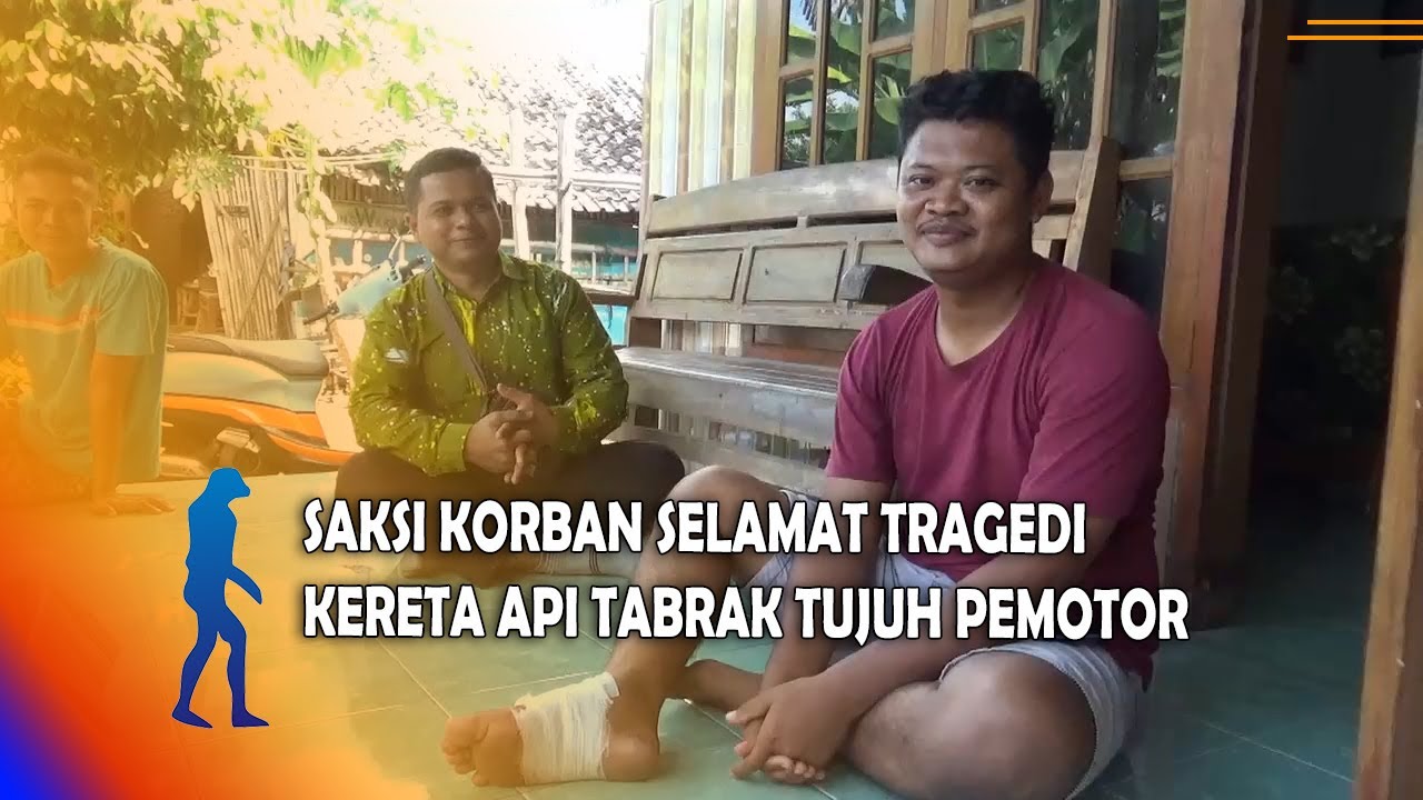 MAGETAN Saksi Korban Selamat Tragedi Kereta Api Tabrak Tujuh Pemotor