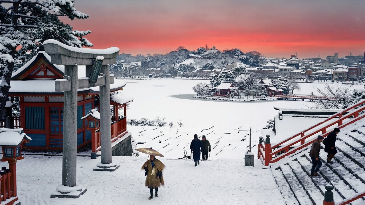 浮世絵は動き出す その 3｜最新AIによる実写映像化【美しき昔の日本】#ai #film #movie