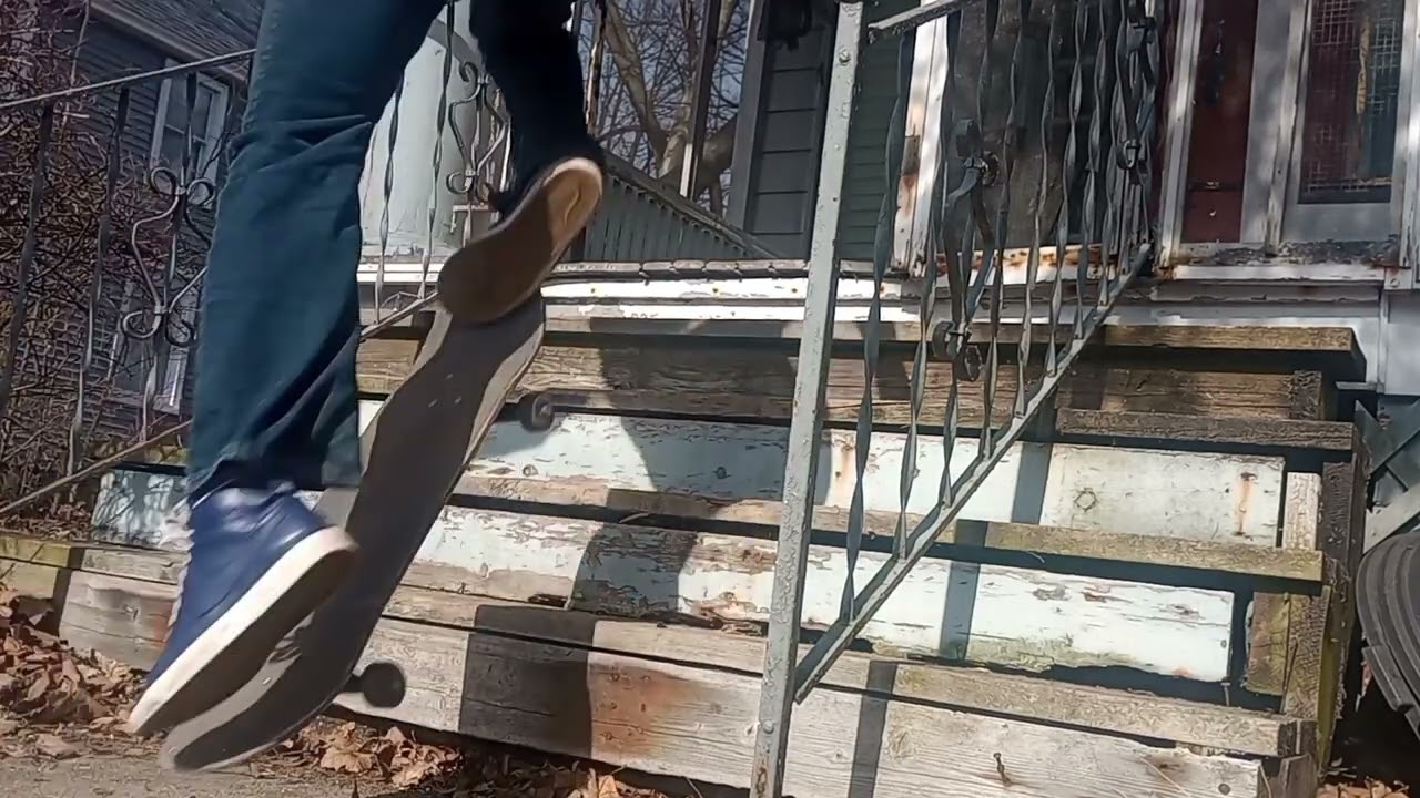 26 inch Ollie to nose stall nollie into fakie hardest line I've done yet with the slow mo clip 
