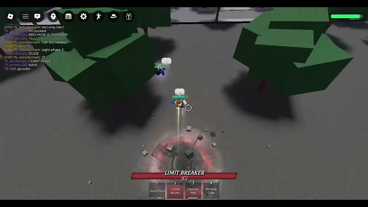Boss fight in the strongest battle grounds 👀