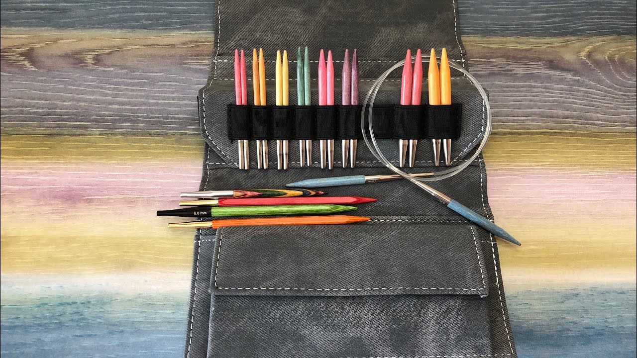 Набір спиць Lykke Colour. Дерев'яні, знімні, укорочені спиці. Огляд і порівняння зі спицями KnitPro.