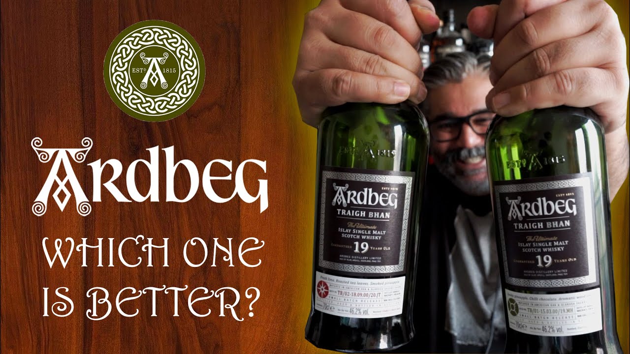 ARDBEG 19 Traigh Bhan - Batch 1 vs Batch 2