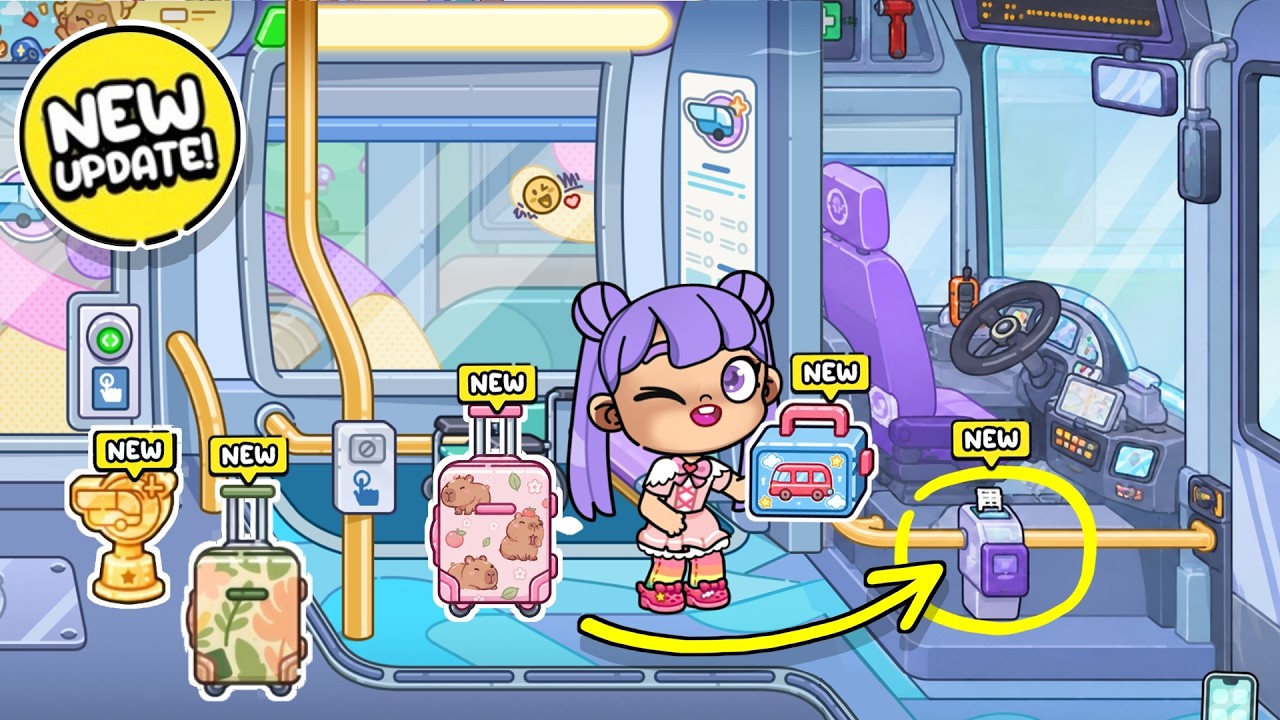 Get Into the Bus Cabin! 🚍🔑 / CANDY LOVE / AVATAR WORLD