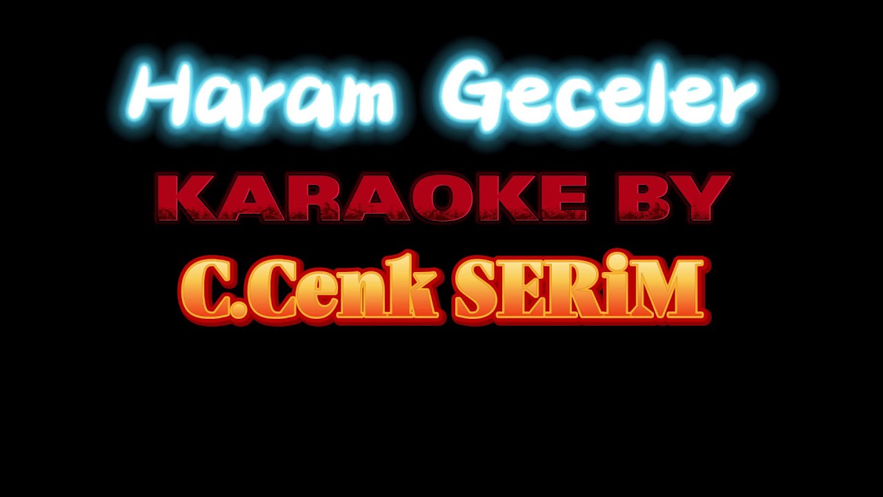 Haram Geceler - Nilüfer - Piyano #karaoke  Karaokeccs