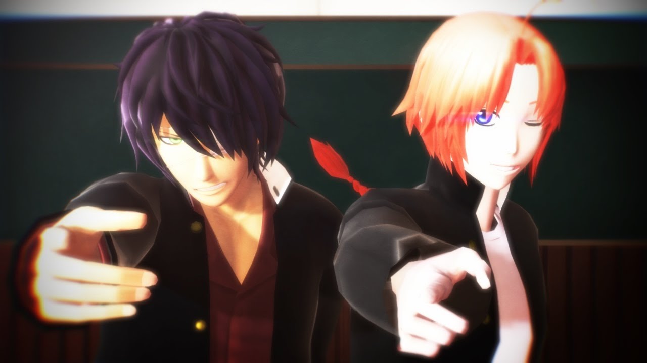 【MMD銀魂/Gintama】イレヴンレイヴガール【メラメラコンビ】