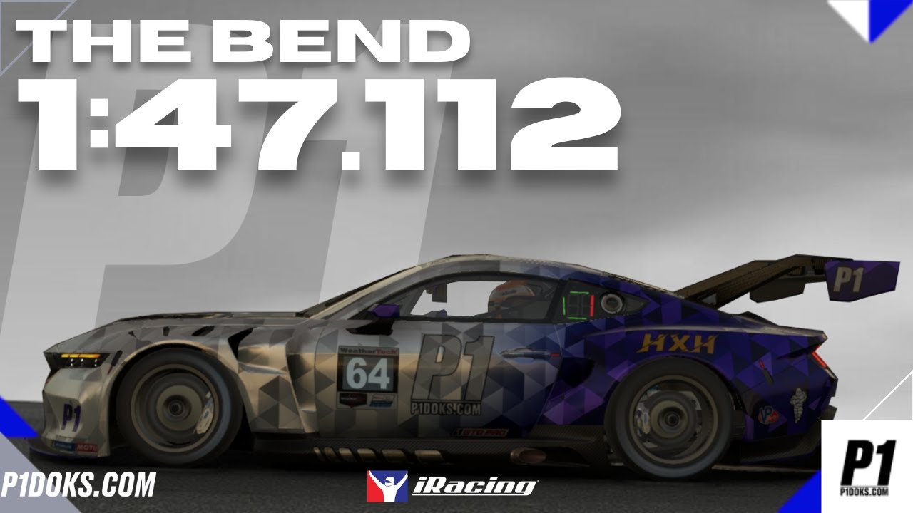 1:47.112 - Ford Mustang GT3 - The Bend Int - GT Sprint -│P1DOKS.COM 26S1 WEEK 7