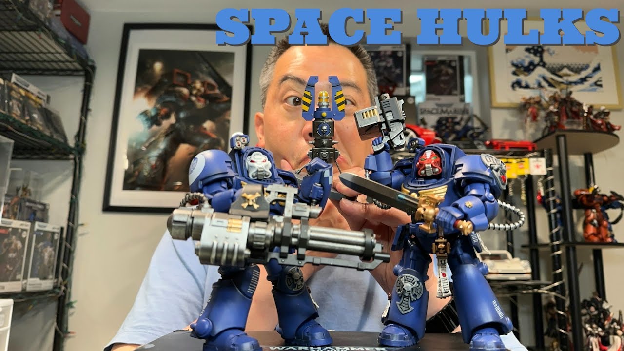 Unboxing & Review of JoyToy x Warhammer 40K Ultramarines Terminator Sergeant & Assault Cannon