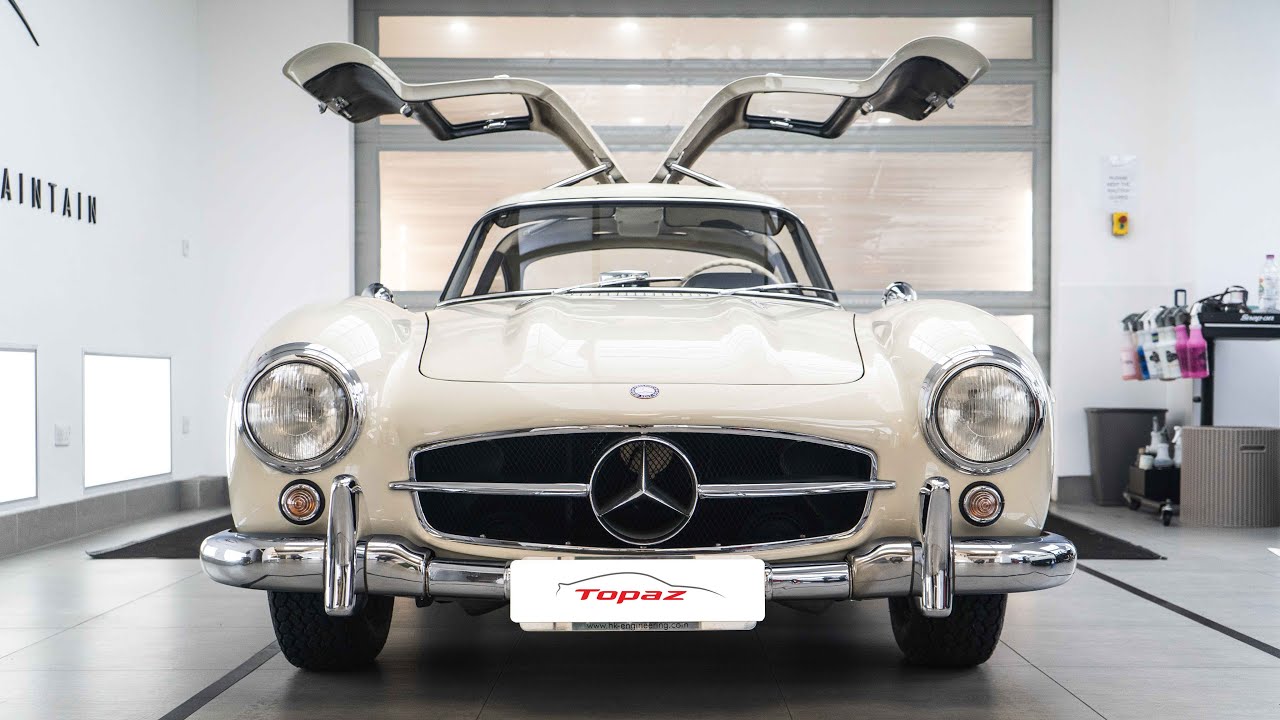 Is This the Oldest Car Ever at Topaz? £1 Million Mercedes Benz 300SL Detail!