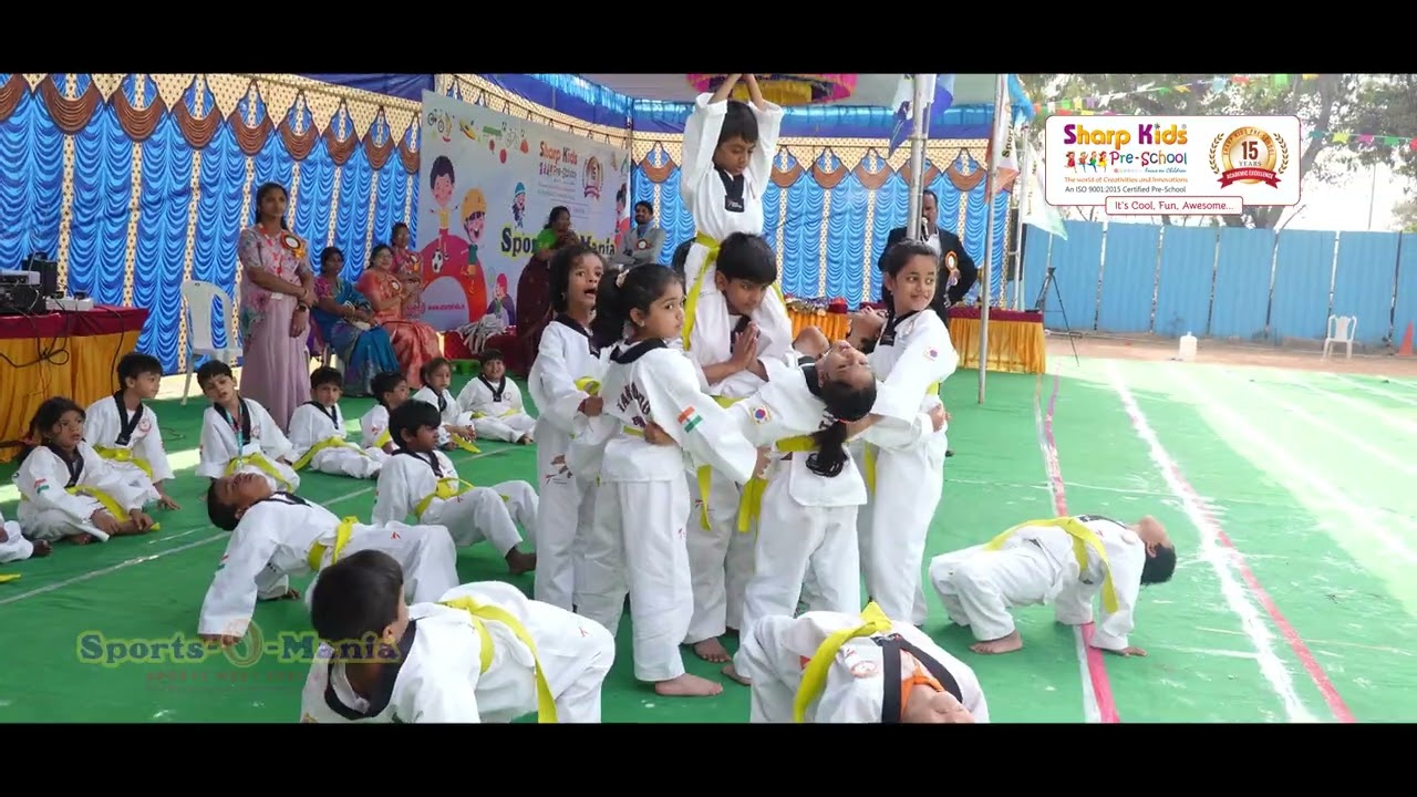 Karate | Sports Meet 2025-26 | Sports-O-Mania | Sharp Kids Pre-School Hyderabad