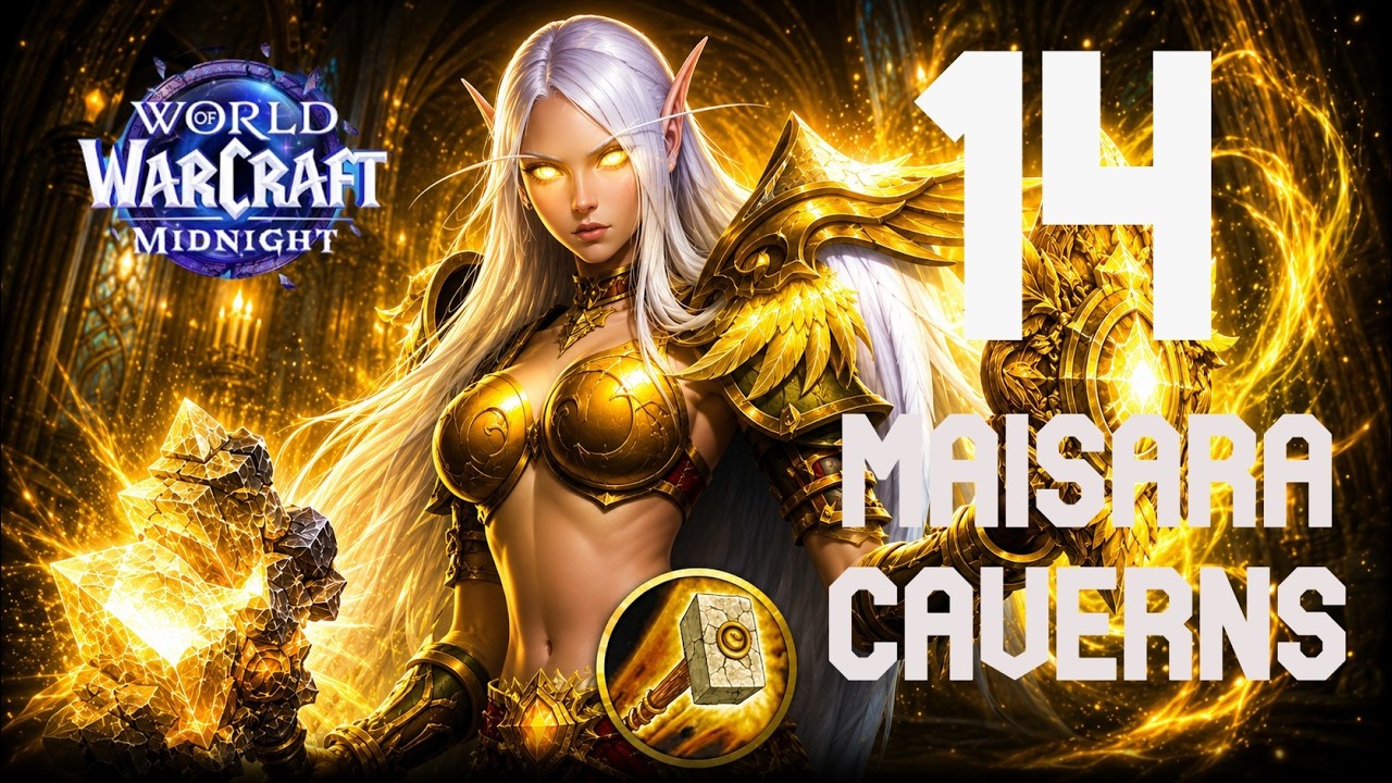 Holy Paladin Herald of the Sun | +14 Maisara Caverns - Kaohz 12.0.5 ( Season 1 ) WoW