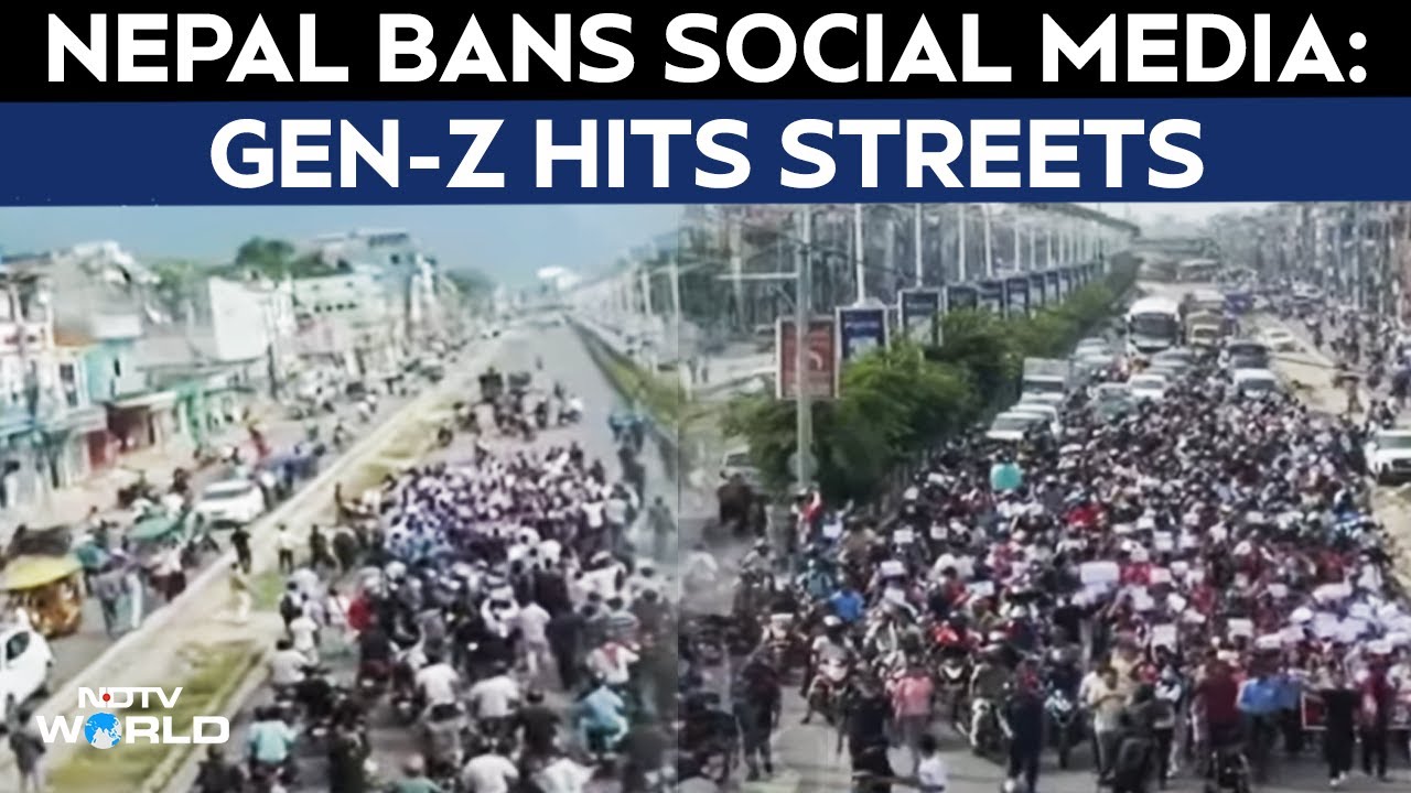 Nepal Protests | Nepal Blocks Social Media Platforms Like Facebook, X, YouTube, Youth Hits Streets