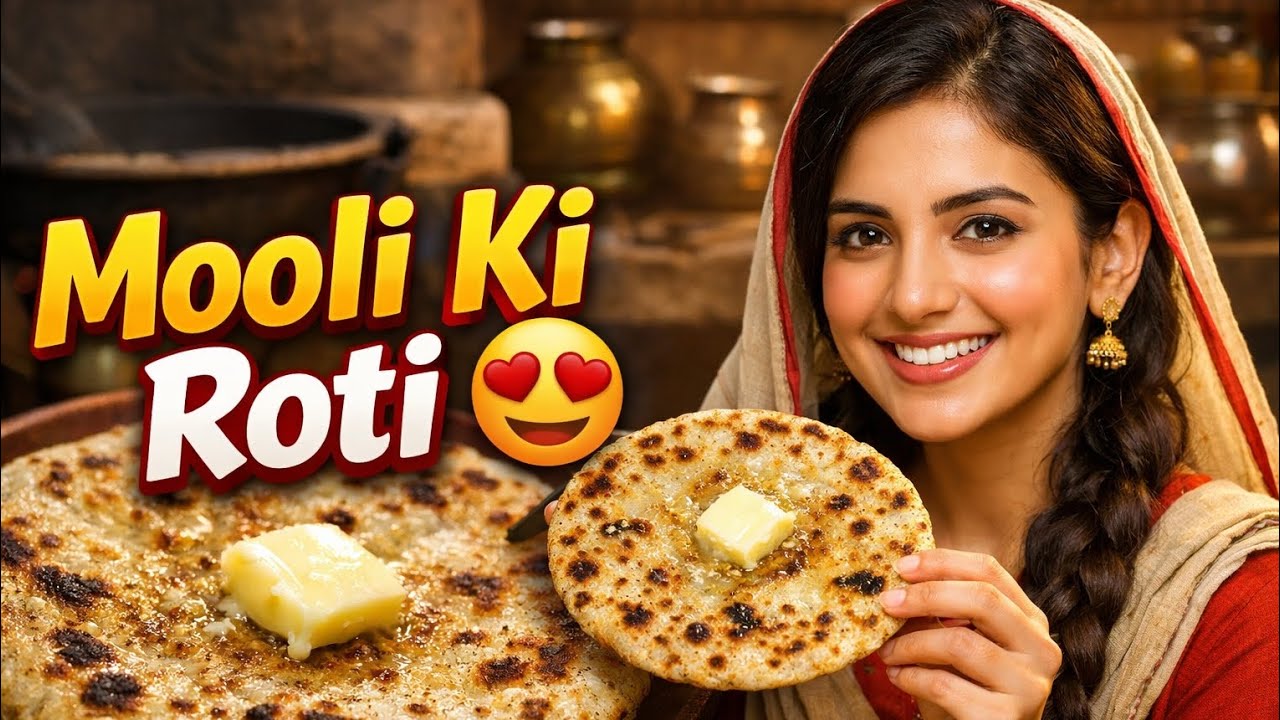 Sardi Special Mooli Ki Roti | Ghar Jaisa Zaiqa