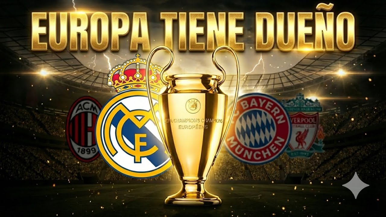 ¿Quién domina Europa? 🏆 Todos los Campeones de la Champions (1956-2026)