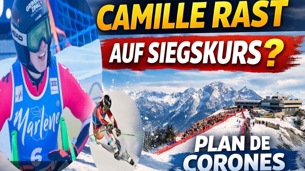 Camille Rast im Kampf um den Sieg | Analyse des Riesenslaloms von Plan de Corones.