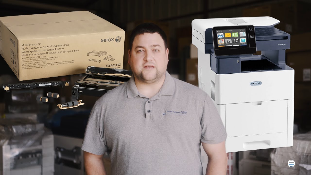 Как заменить комплект для обслуживания на Xerox VersaLink C600 / C605 — пошаговое руководство