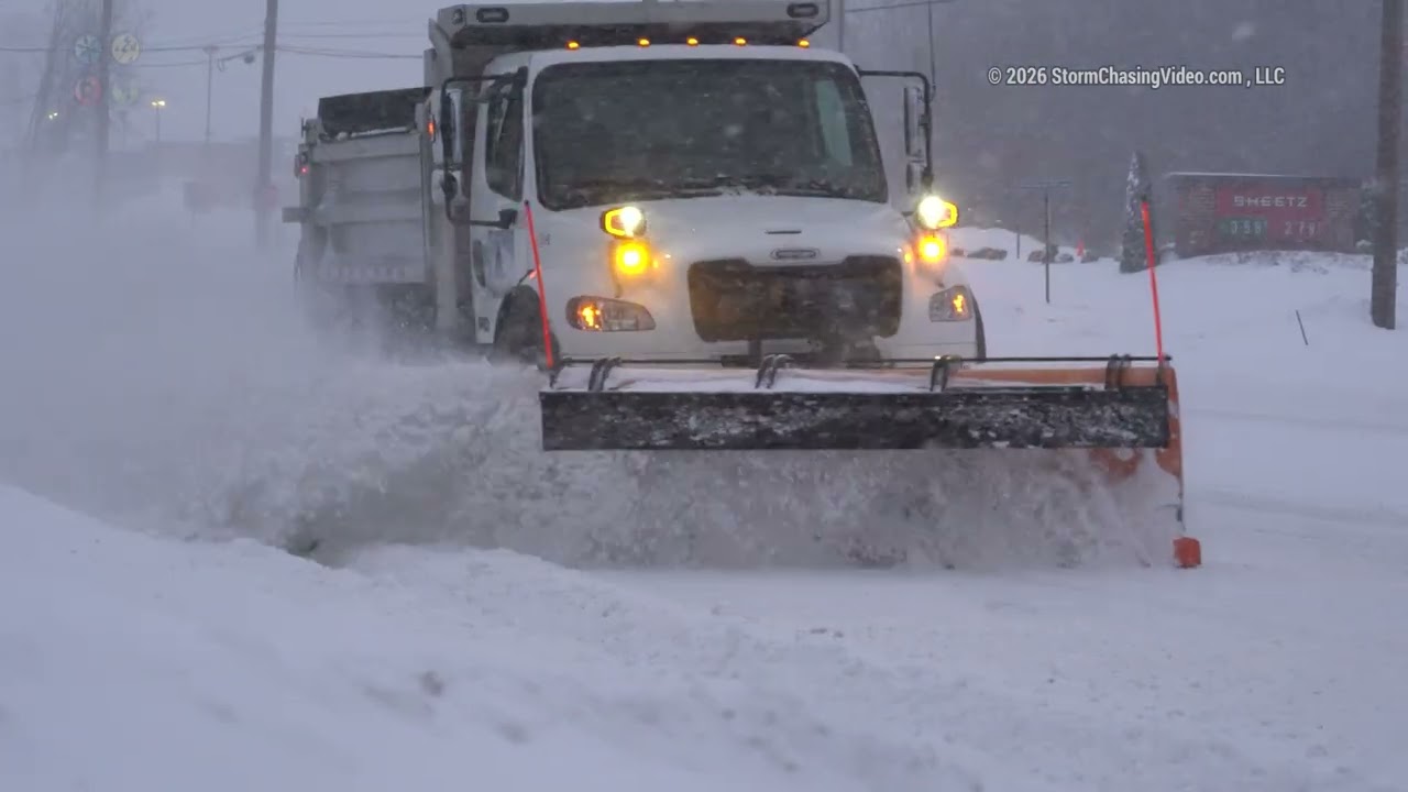 Historic Deep Snow Covers The Dayton, Ohio Metro Area