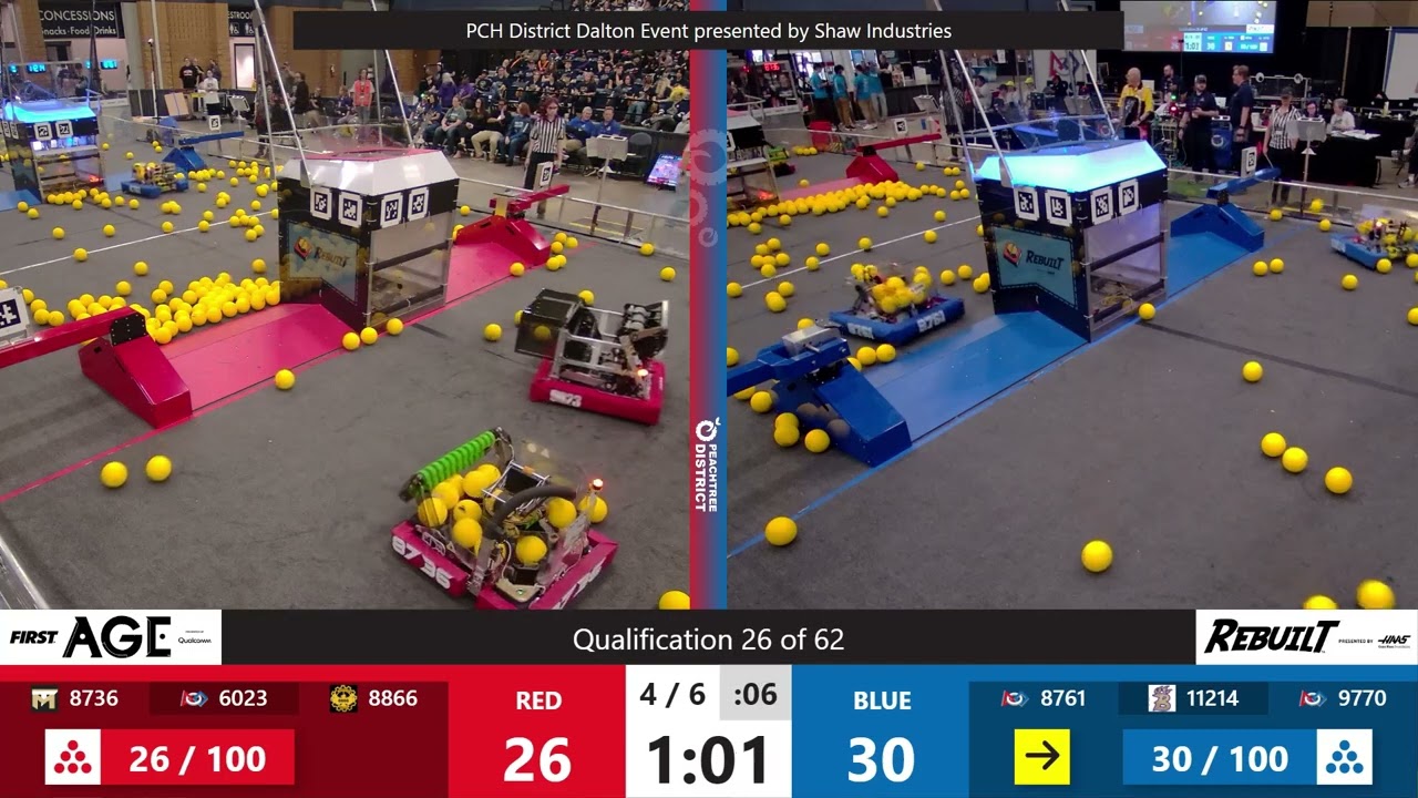 Qualification Match 26 - PCH District Dalton Event presented by Shaw Industries