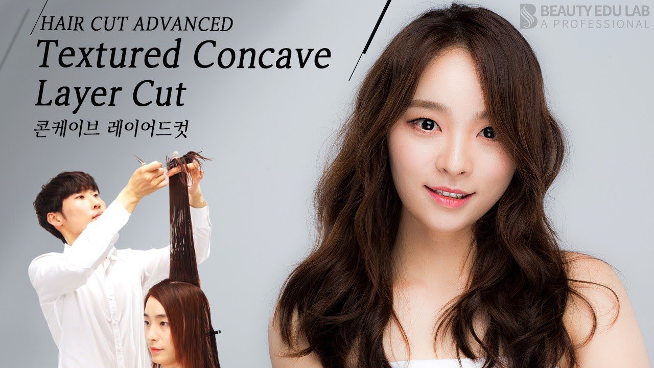 [헤어컷&어드반스드] 콘케이브 긴머리 레이어컷 | K-beauty Concave Layer Cut Tutorial