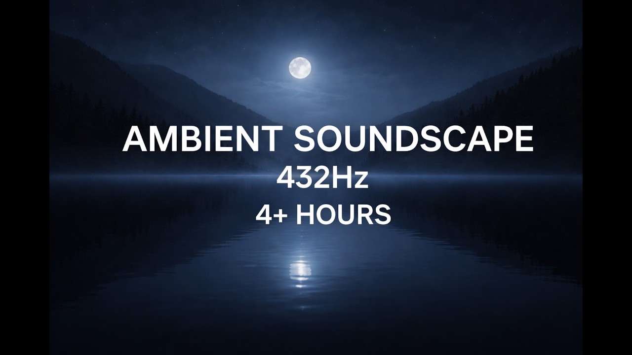 4+ Hours of Ambient Soundscape (432Hz) for Deep Sleep & Meditation