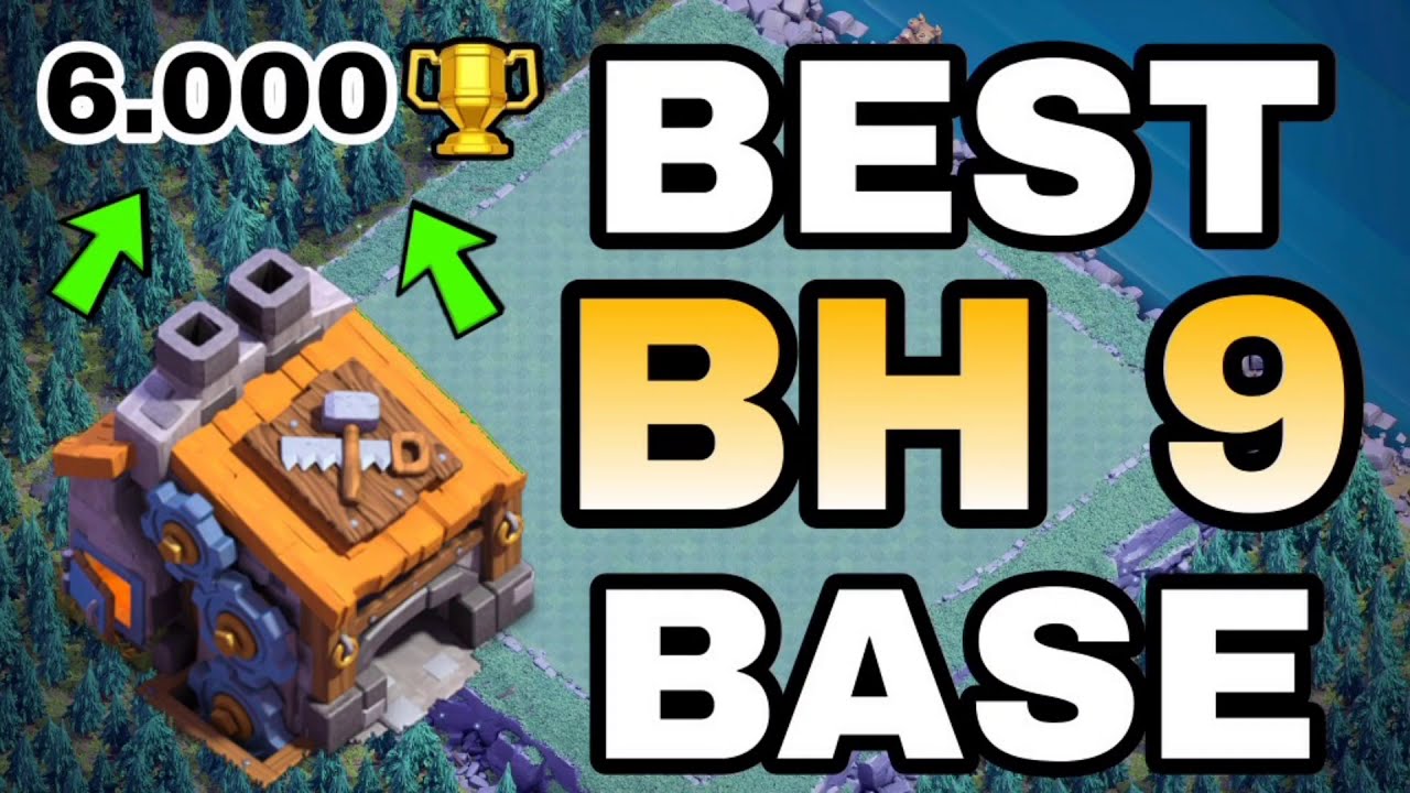 Best Bh9 Base ! New Bh9 Base anti 3 Star ! Top Builder Hall 9 Base Coc