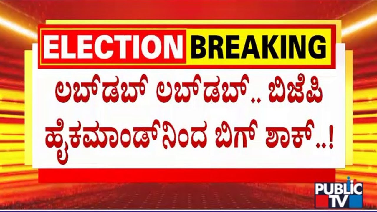 Lok Sabha Election 2024: BJP Finalizes First List Of Karnataka Candidates..!? | Public TV