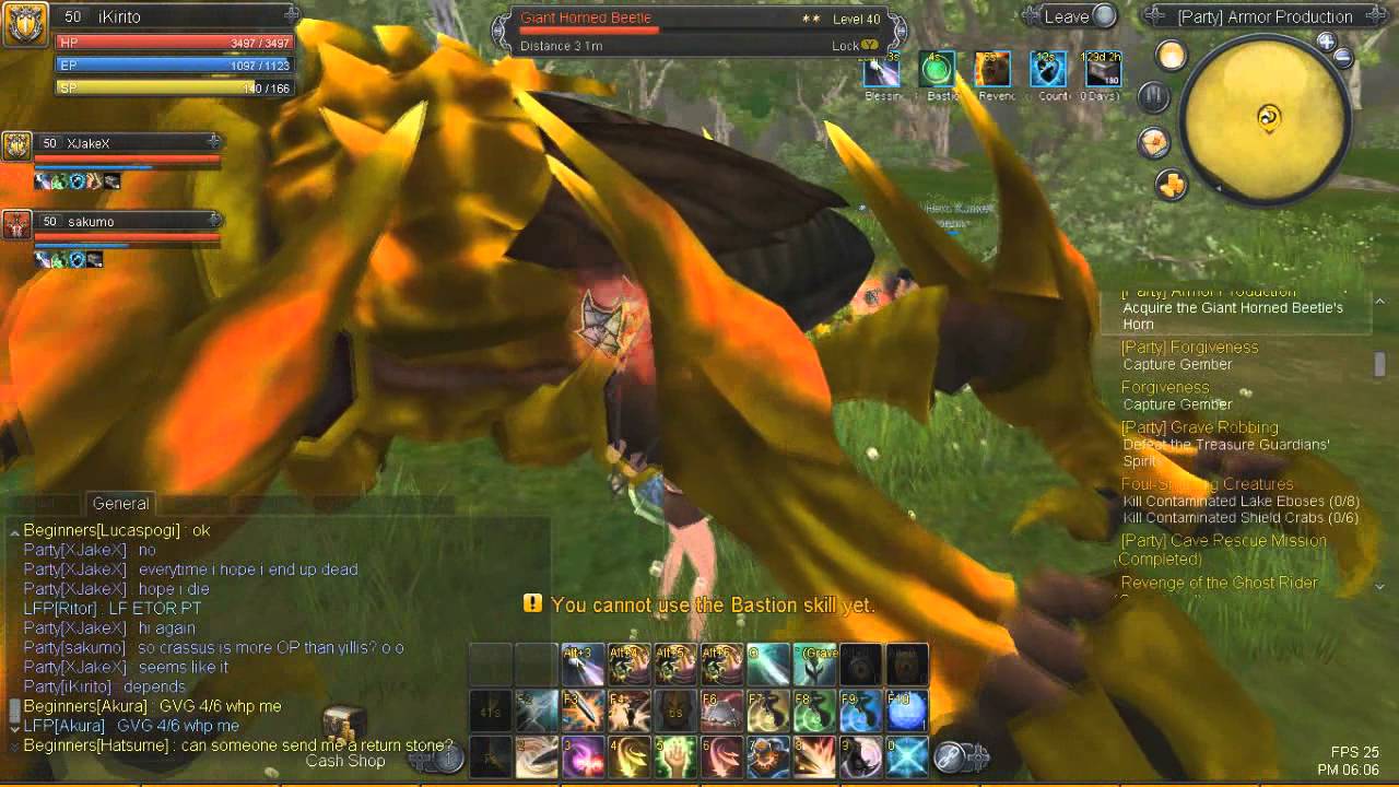RaiderZ - Fun way to fight Bug dish delux (no armor)