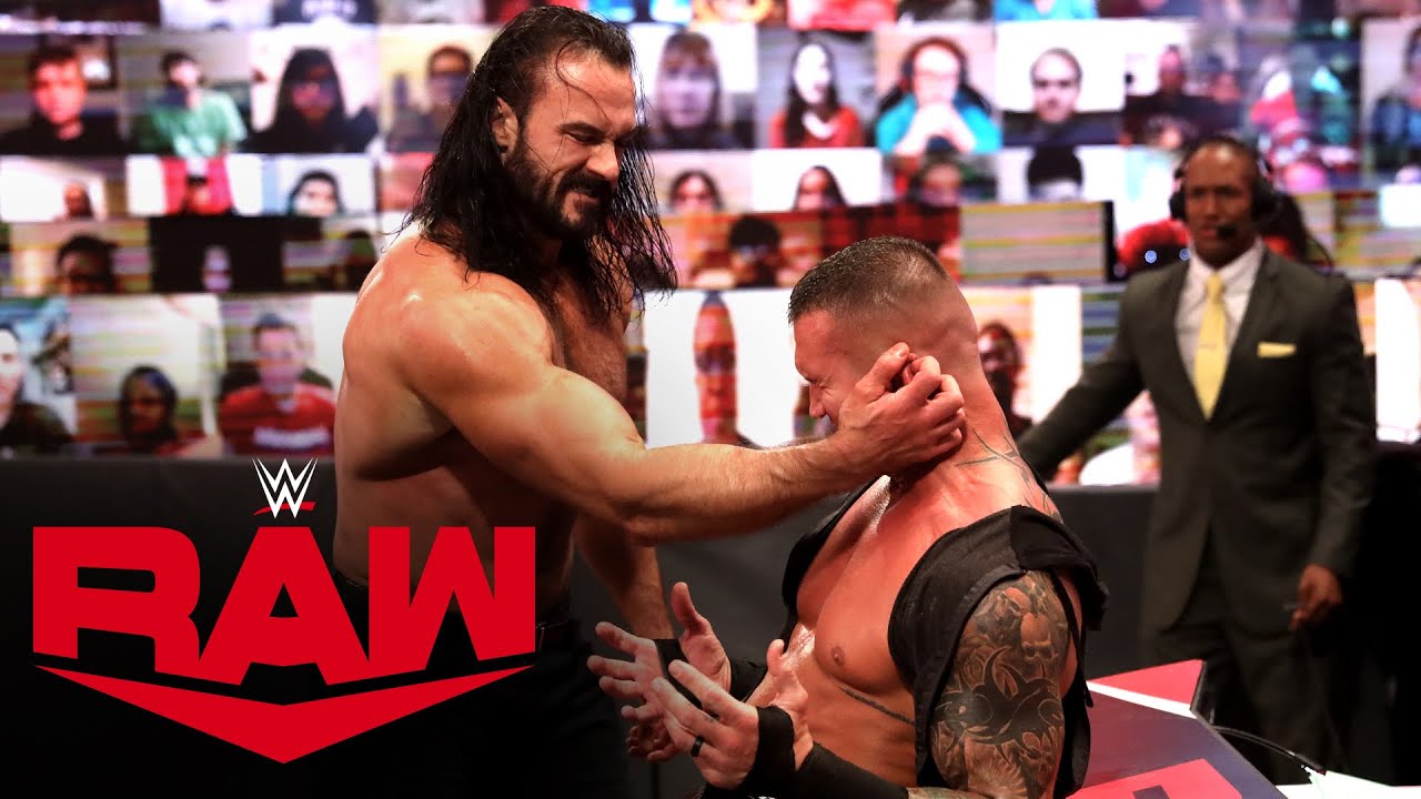 Дрю Макинтайр готовится избить Рэнди Ортона: Raw, 12 октября 2020 г.