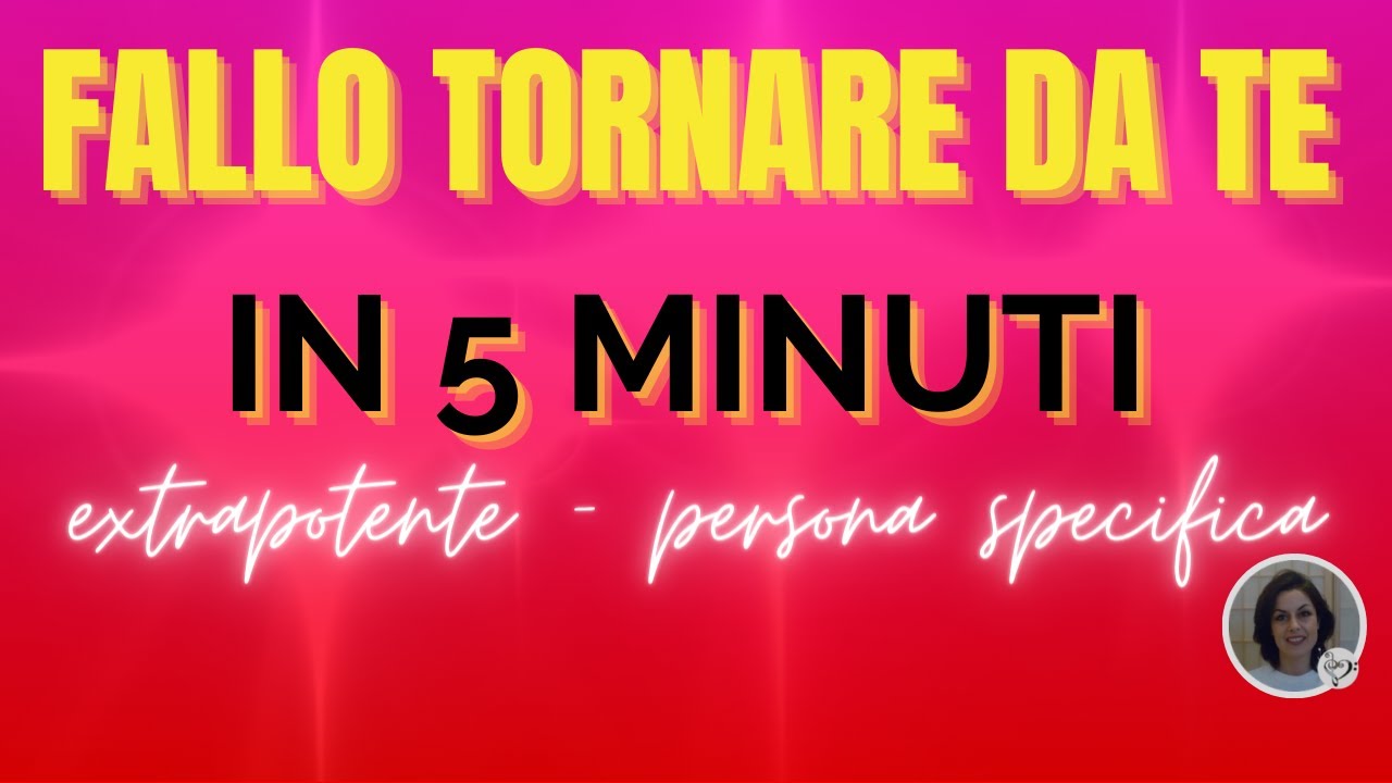 💖 EXTRAPOTENTE ✨ ATTRAI L'AMORE DELLA TUA PS IN 5 MINUTI ✨ #personaspecifica #leggediassunzione