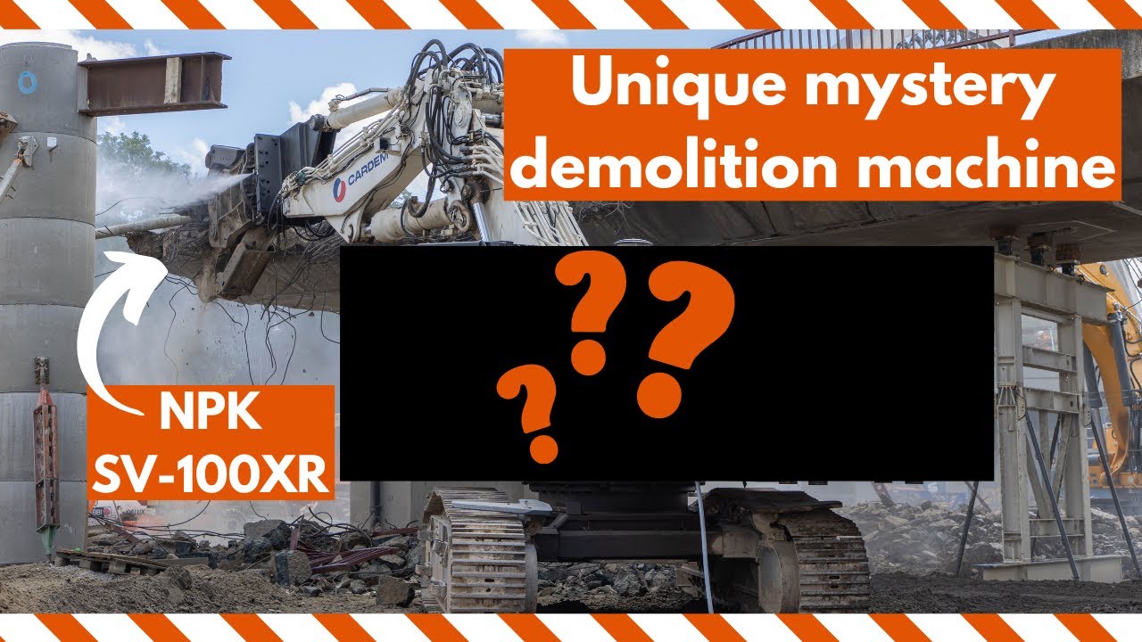 Very unusual machine from Cardem at a bridge demolition site