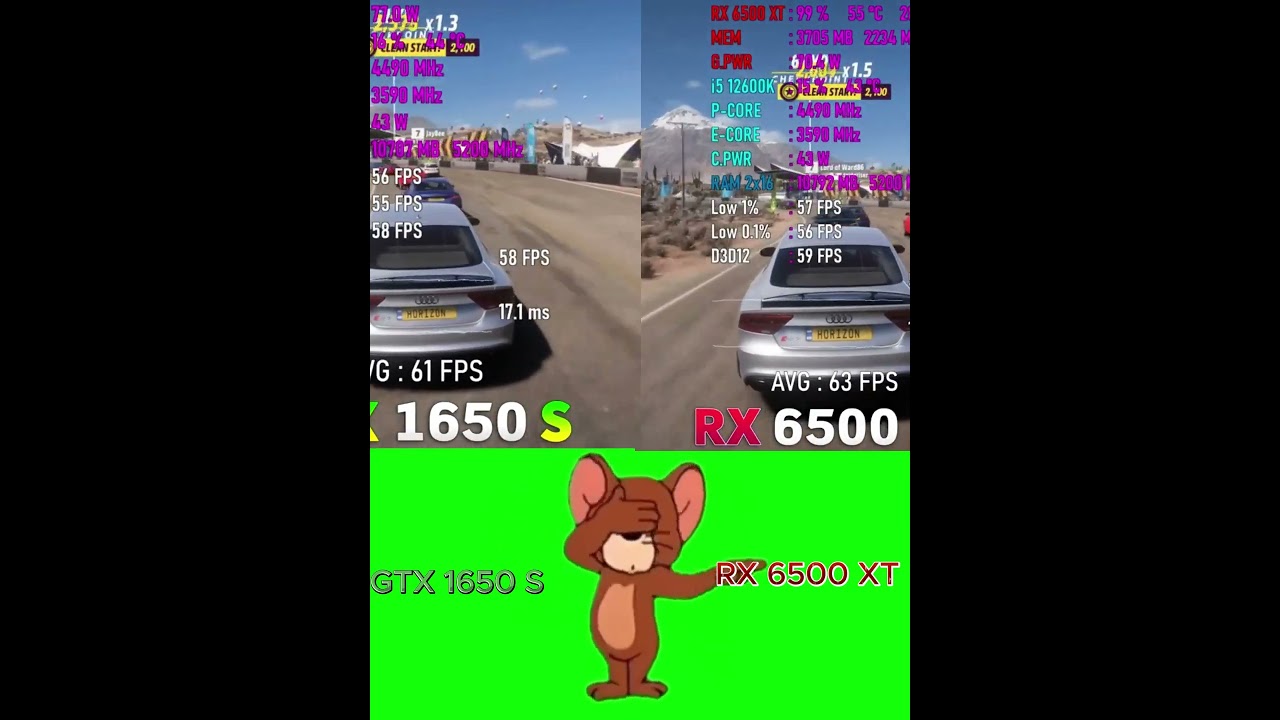 RX 6500 XT or GTX 1650 s #GPU comparison #Shortism