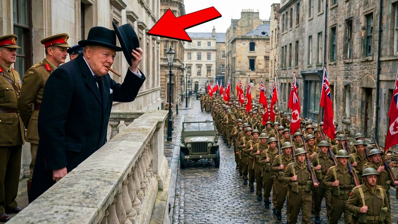What Churchill Said When He Saw Canadian Troops Marching Through London for the First Time