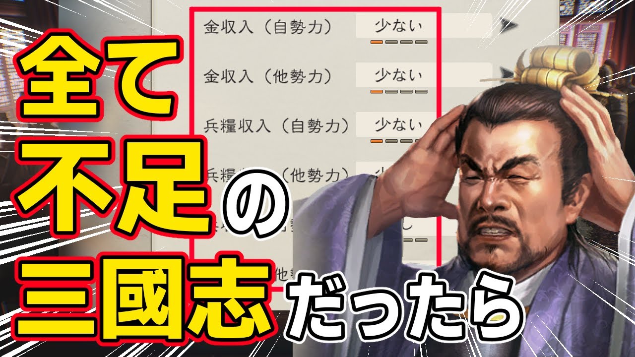 【三國志8 REMAKE】 もし全ての資源が不足した三國志の世界が用意されたら、その後の歴史はどうなるのか！？　ＡＩ観戦【ゆっくり実況】