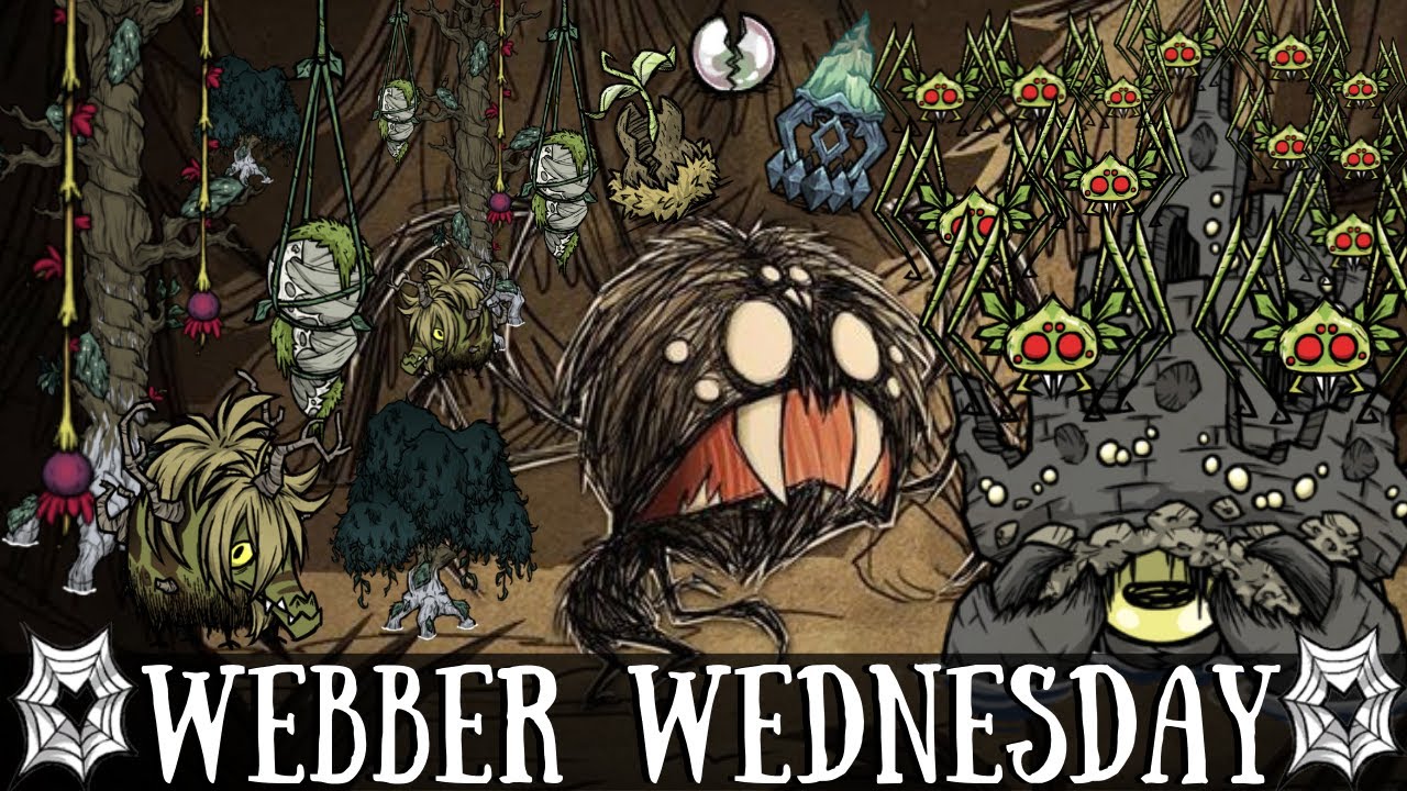 Webber Wednes... Monday?! - A Waterlogged Crab King! SO MANY SEA STRIDERS!! [Don't Starve Together]