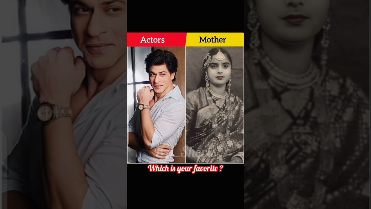Bollywood actors and their Mother #bollywood #shorts #son #mother #ytshorts #actors