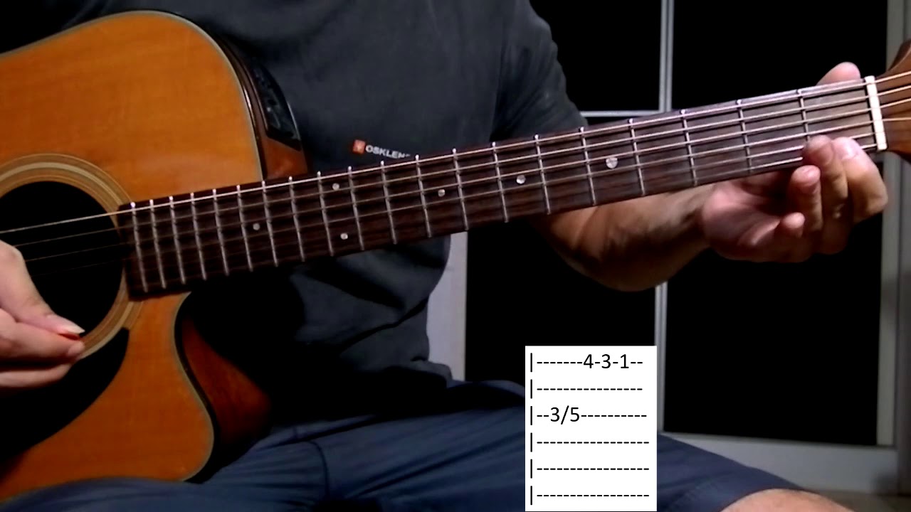 Coração na Cama - Hugo e Guilherme Aula Solo Violão (como tocar)