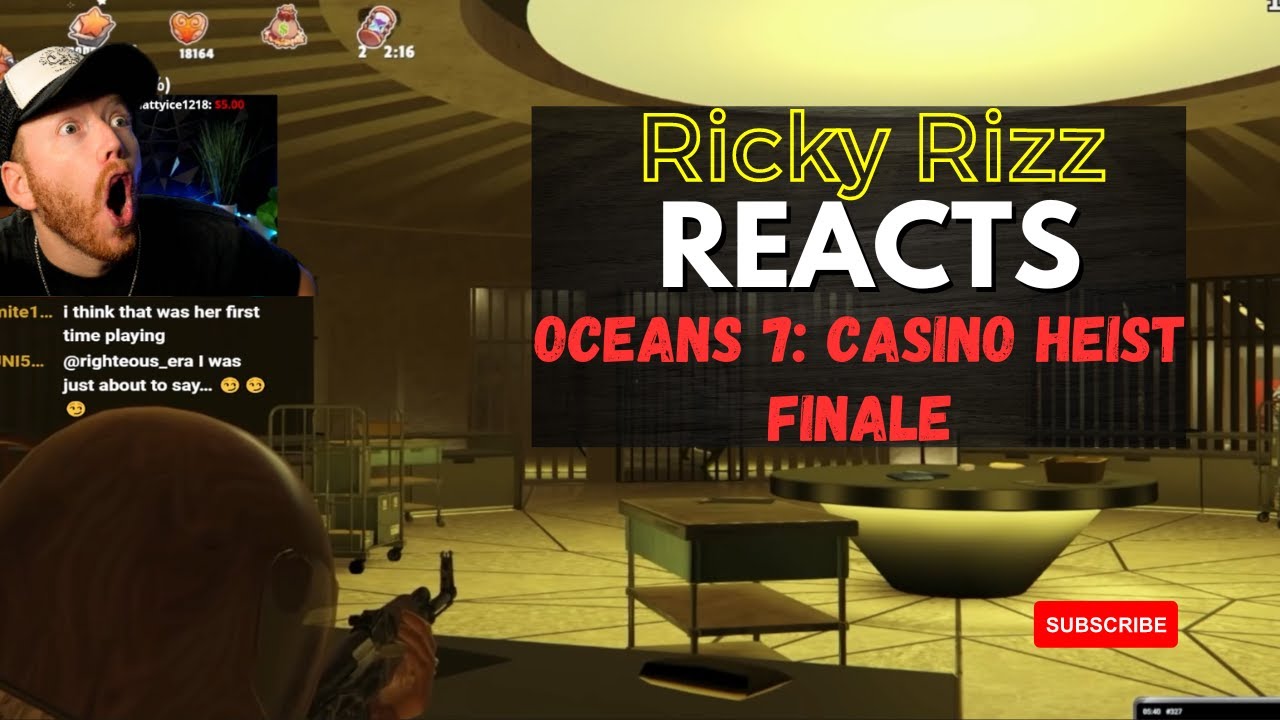 Ricky Rizz Reacts to Oceans 7 Casino Heist Finale! 🤯 #gtarp