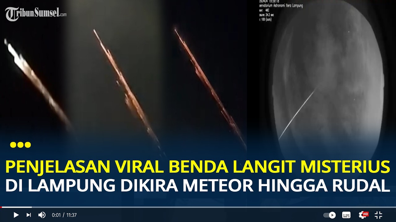 Penjelasan Viral Benda Langit Misterius Dikira Meteor hingga Rudal Iran: Diduga Sampah Antariksa